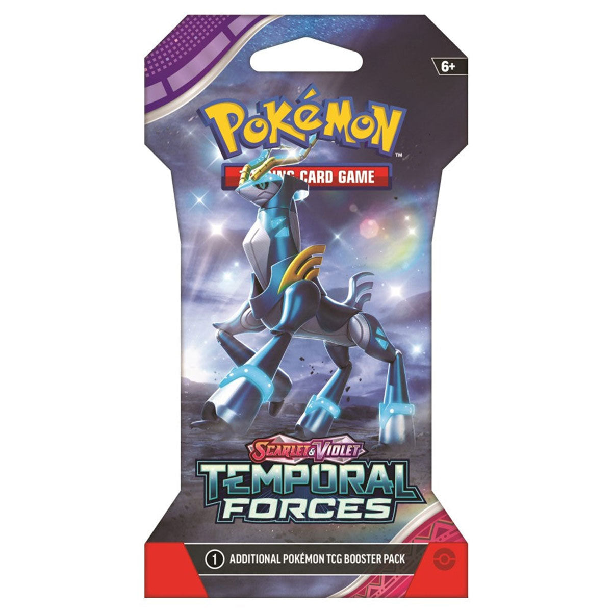 Pokemon Trading Card Game SV05 Scarlet & Violet Temporal Forces Booster Pack (Sleeved) (188-85663)