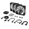 Corsair ICUE Link RX120 RGB 120MM PWM Fan Triple Starter Kit (Black)