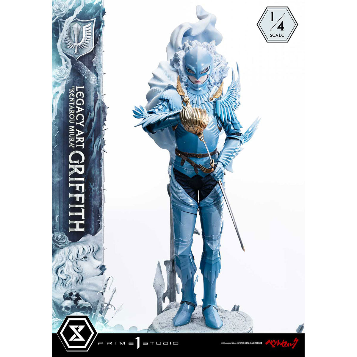 Legacy Art "Kentarou Miura" Berserk Griffith 1/4 Scale