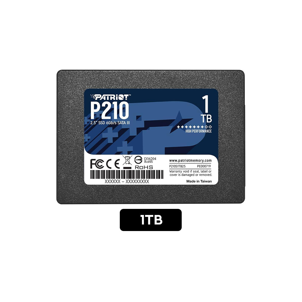 Patriot P210 2.5" SSD SATA III | DataBlitz