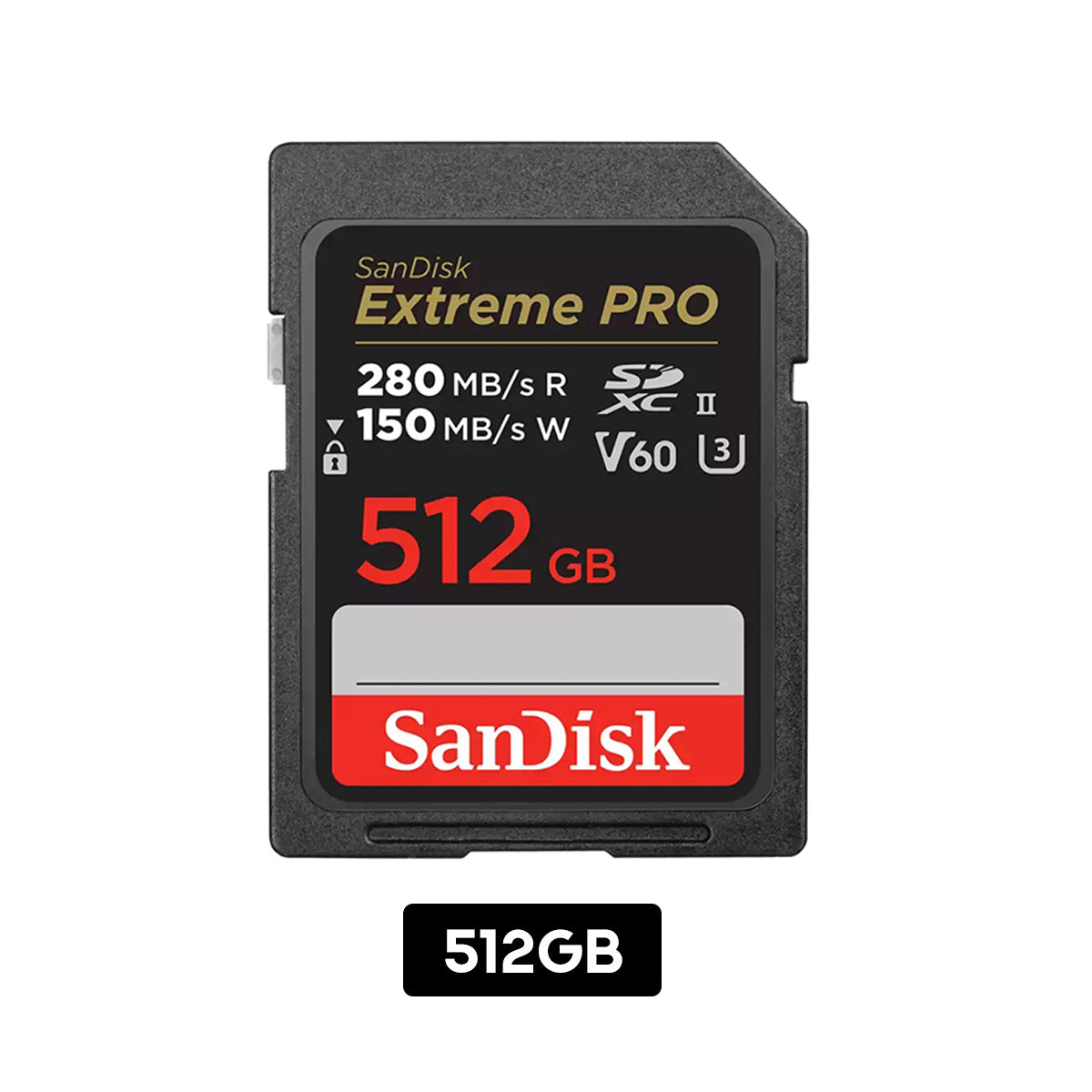 Sandisk Extreme PRO 280MB/s Read SDXC UHS-II Card