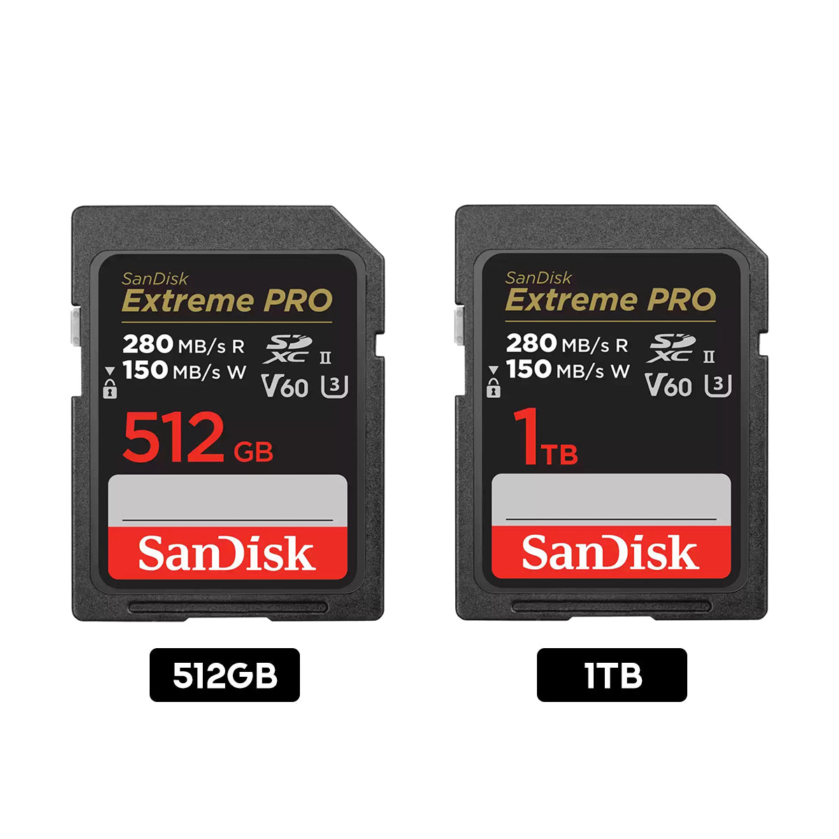 Sandisk Extreme PRO 280MB/s Read SDXC UHS-II Card