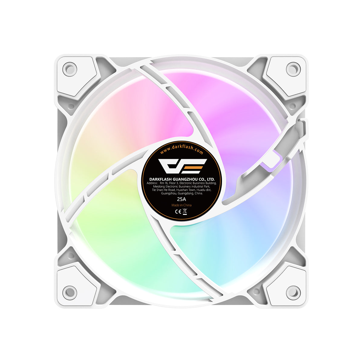 DarkFlash C8 ARGB Cooling Case Fan - 3-in-1 Pack | DataBlitz