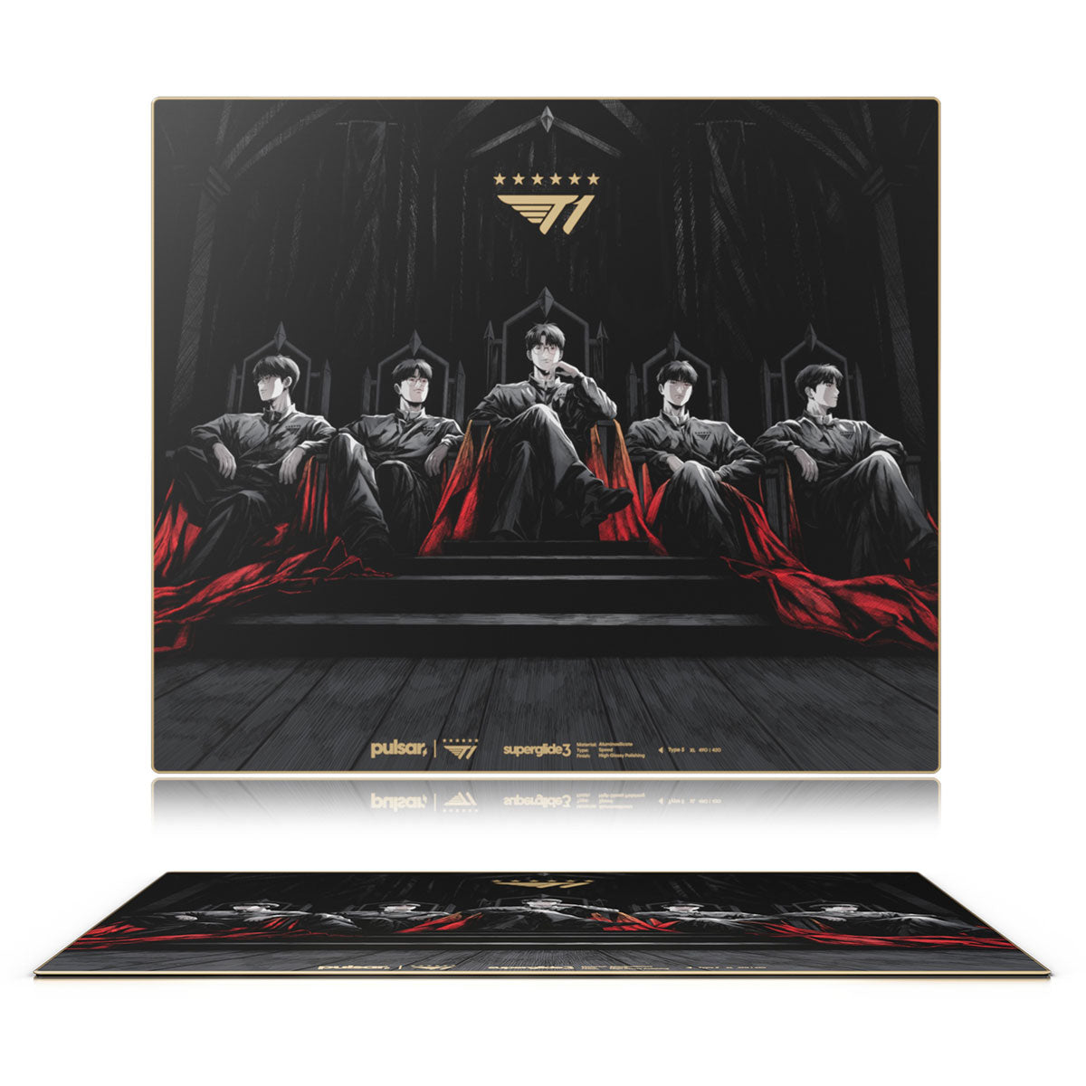 Pulsar Superglide3 Glass Mouse Pad T1 Edition The Throne