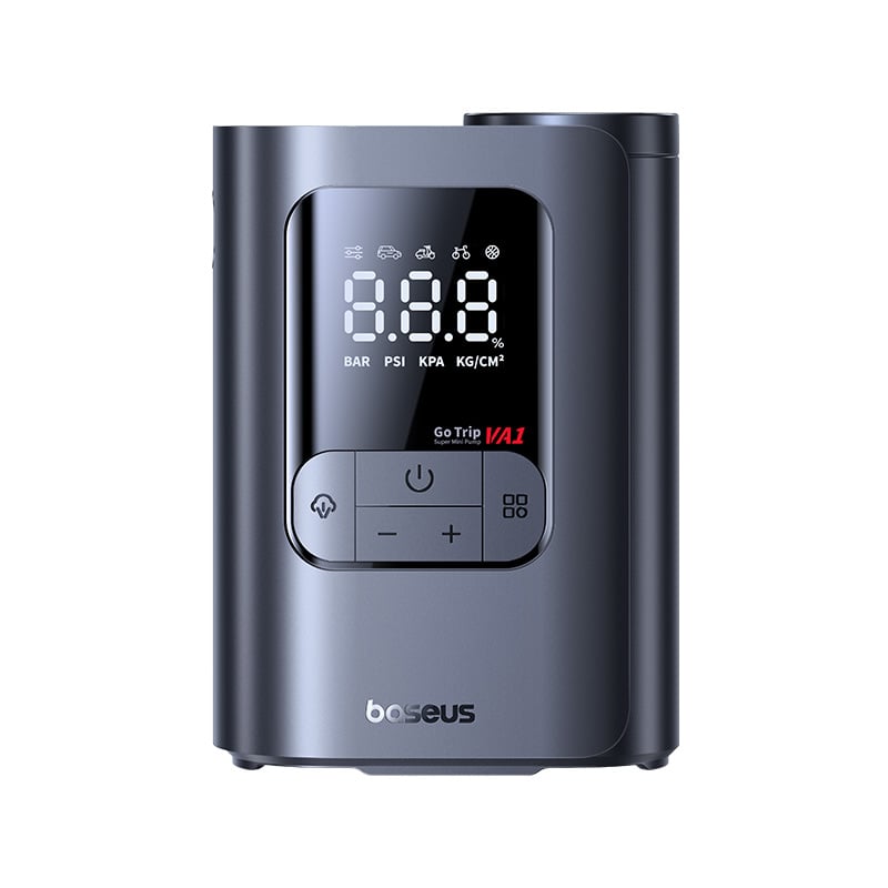 Baseus GoTrip VA1 Super Mini Wireless Inflator 19-Cylinder 82W (Cosmic Black) (C0119501)