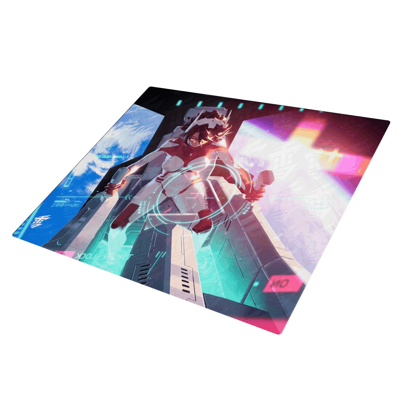 Yuki Aim x Mecha Glass Mousepad (490x420x2.8mm)