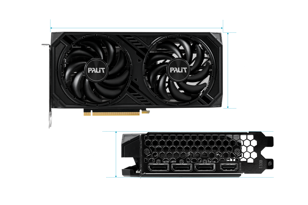 Palit GeForce RTX 4060 Ti Dual 8GB GDDR6 Graphics Card