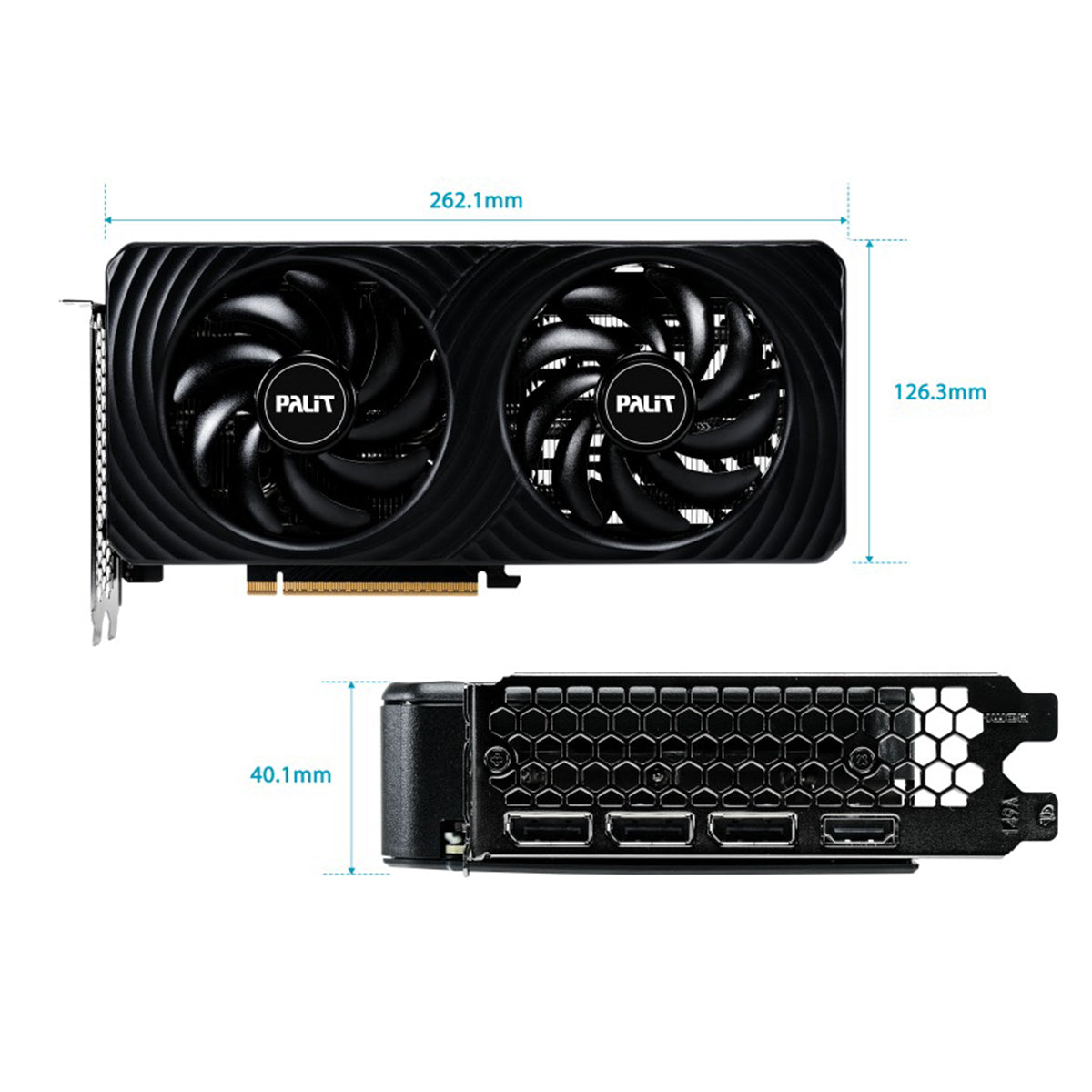 Palit GeForce RTX 5060 Ti Dual 8GB GDDR7 Graphics Card
