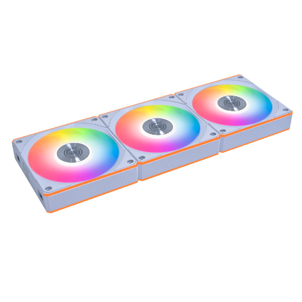 Lian Li Uni Fan CL Wireless 120mm Reverse Blade ARGB Fan - Triple Pack