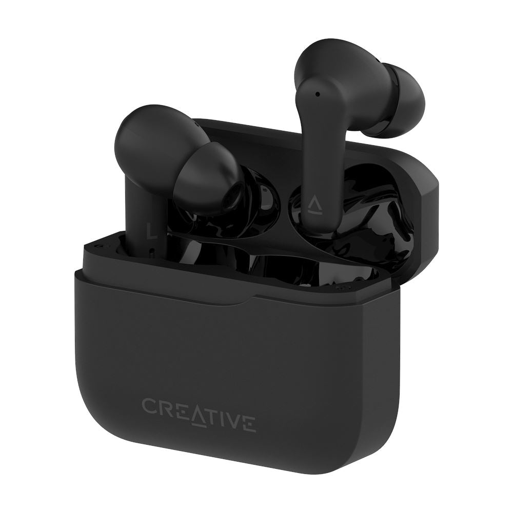 Creative Zen Air 2 Lightweight True Wireless In-Ears w/ Active Noise Cancellation Earbuds (Black)
