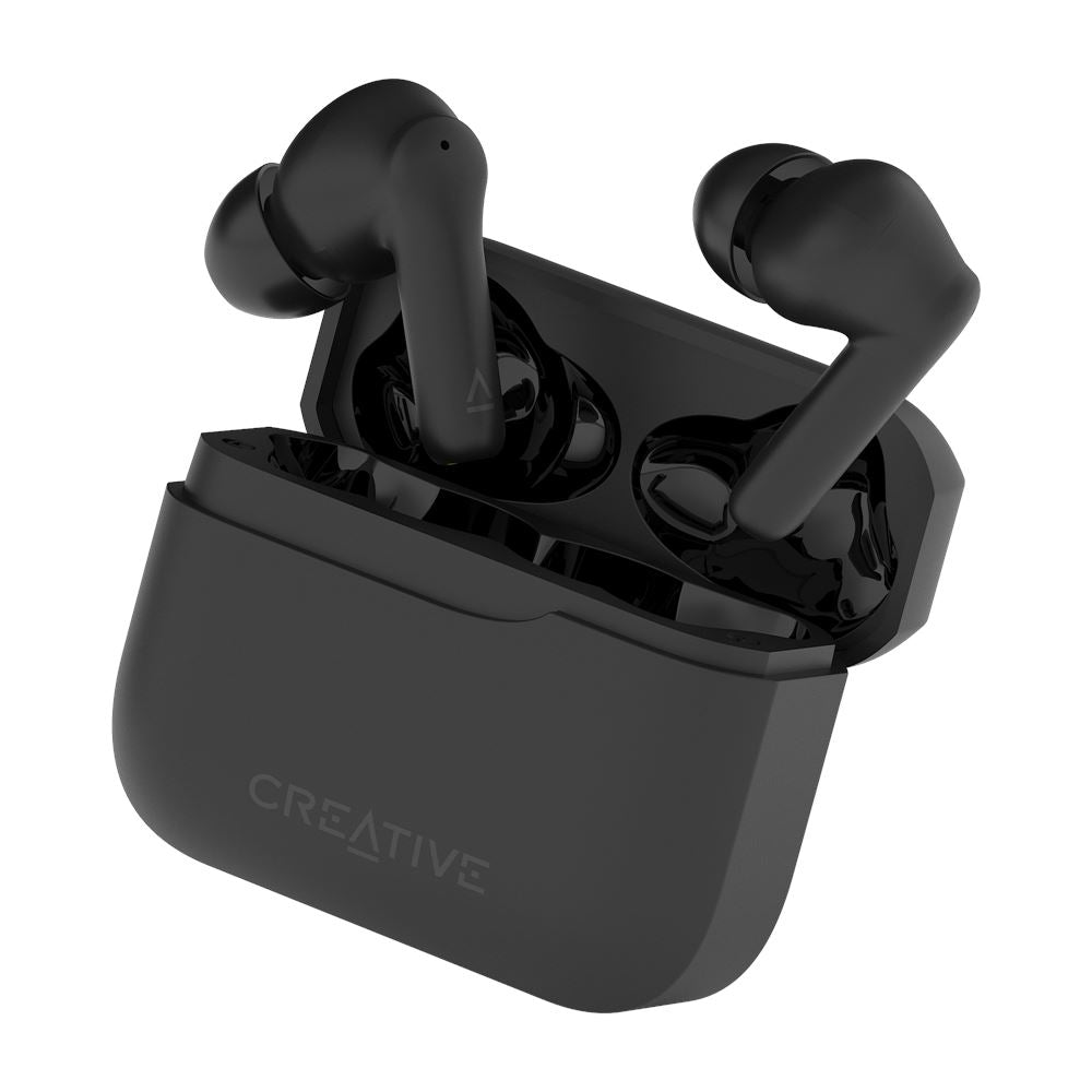 Creative Zen Air 2 Lightweight True Wireless In-Ears w/ Active Noise Cancellation Earbuds (Black)