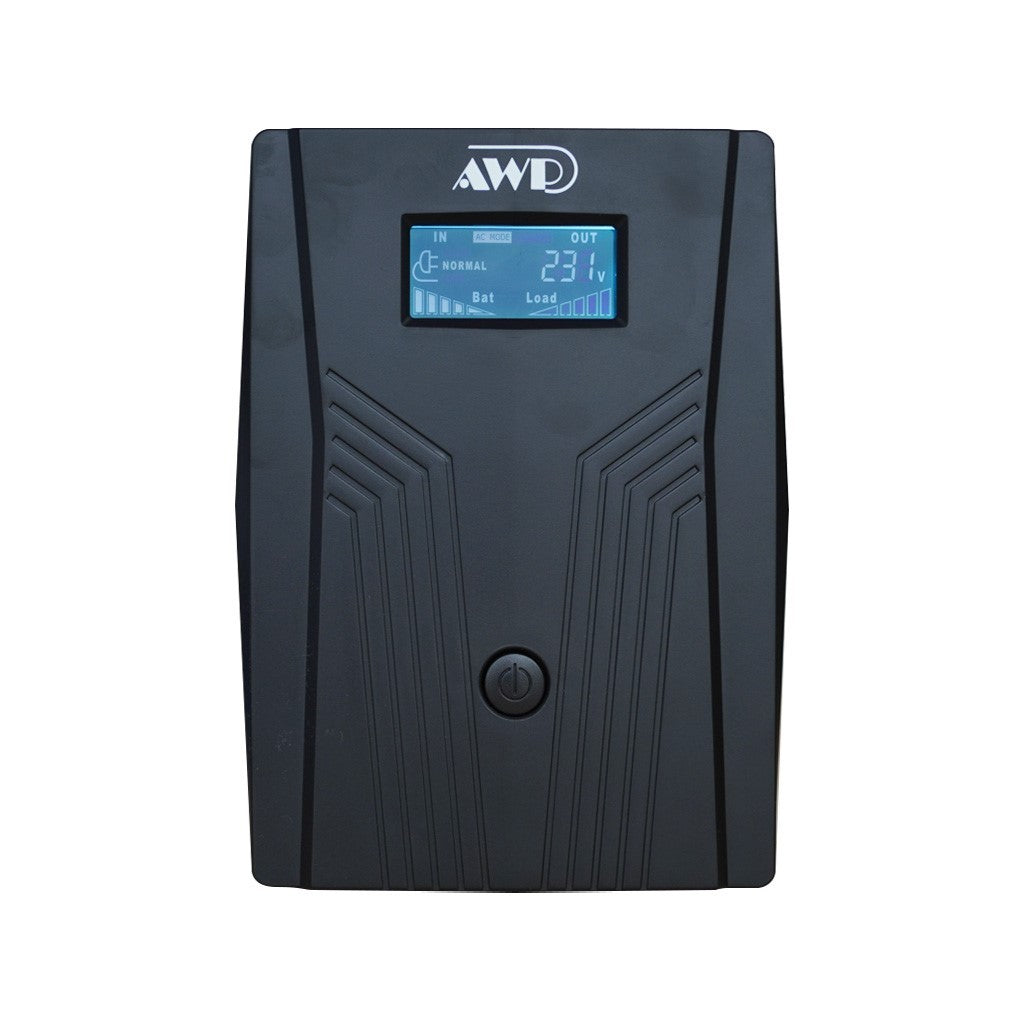 AWP Aide Pro LCD 2000VA 1200W Line-Interactive UPS with Stabilizer