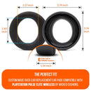 Wicked Cushions WC FreeZe Pulse Elite - Cooling Gel Earpads For PlayStation Pulse Elite Headset