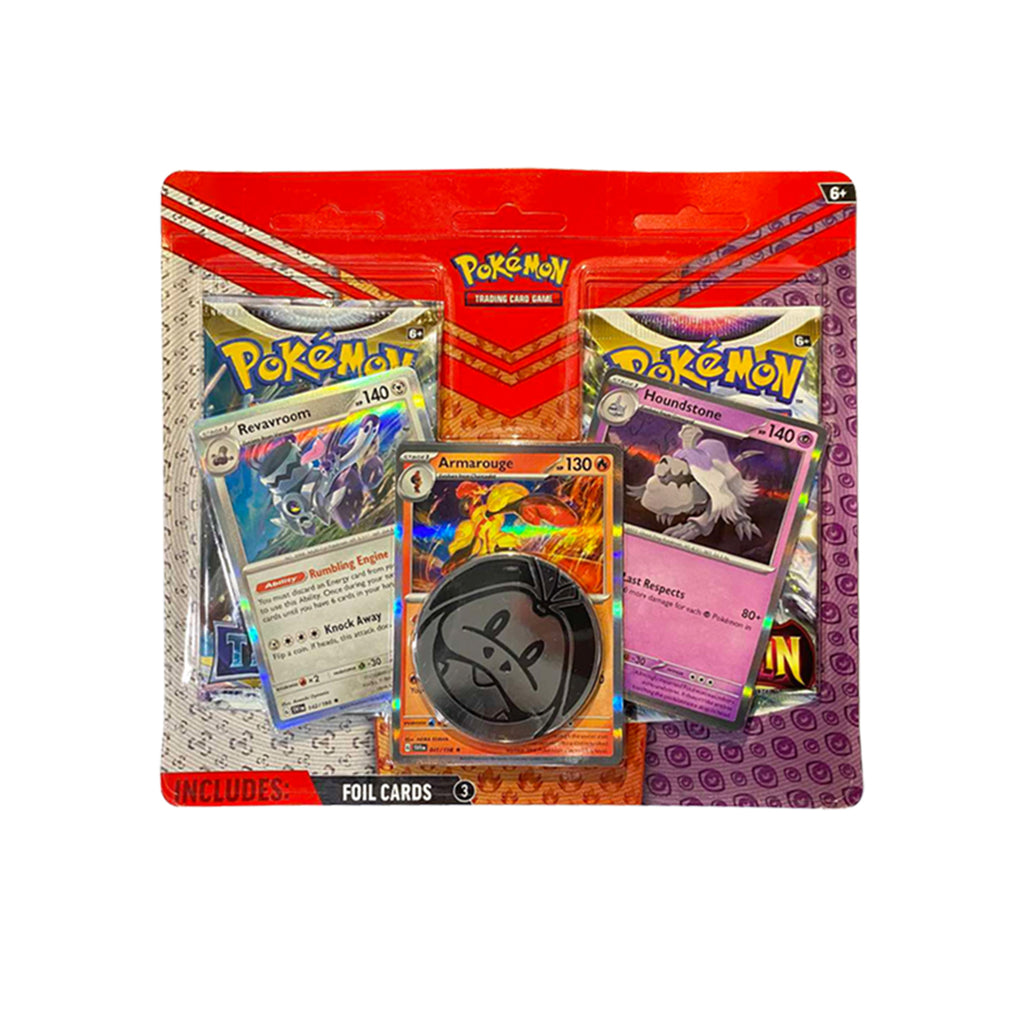 Pokemon Trading Card Game Enhanced 2 Pack Blister (Revavroom/Armarouge Pokemon Trading Card Game Enhanced 2 Pack Blister (Revavroom/Armarouge