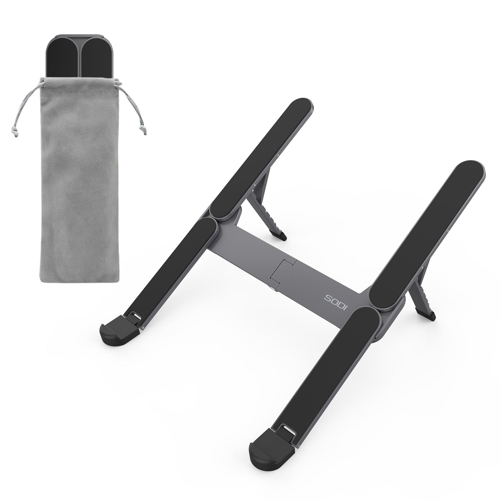 SODI 314 Ultra Compact Foldable Portable Laptop Stand (Grey)