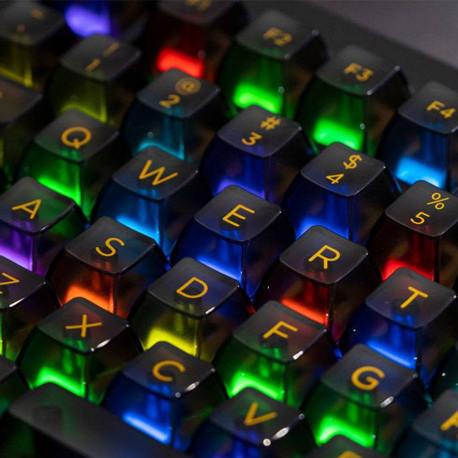 Akko Black Clear 5075B Plus Multi-Mode RGB Hot-Swappable Mechanical Keyboard (V3 Piano Pro Switch)