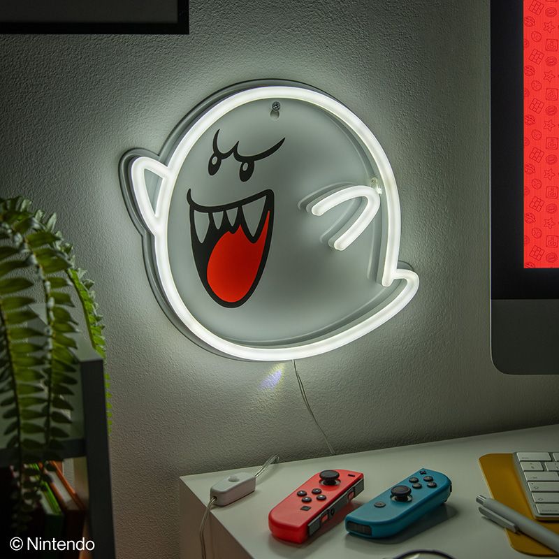 Paladone Super Mario Boo Wall Mounted LED Neon Light (PP14714NNVN)