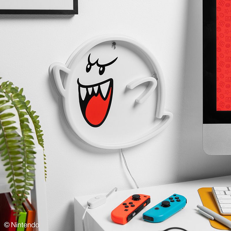 Paladone Super Mario Boo Wall Mounted LED Neon Light (PP14714NNVN)