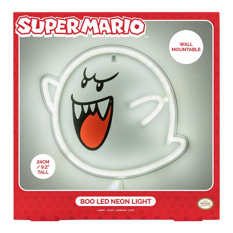 Paladone Super Mario Boo Wall Mounted LED Neon Light (PP14714NNVN)