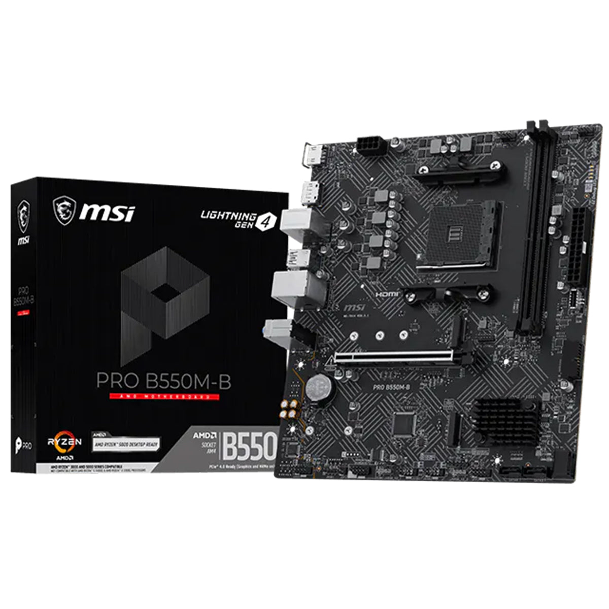 MSI PRO B550M-B AMD DDR4 Motherboard