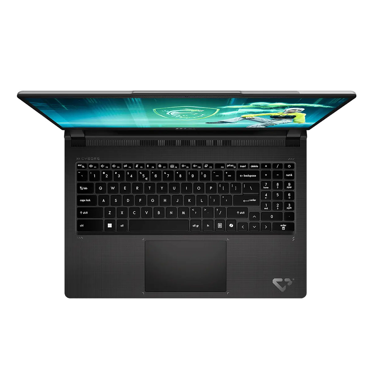 MSI Cyborg 15 MAX C2WG-656PH Gaming Laptop (Platinum Gray)