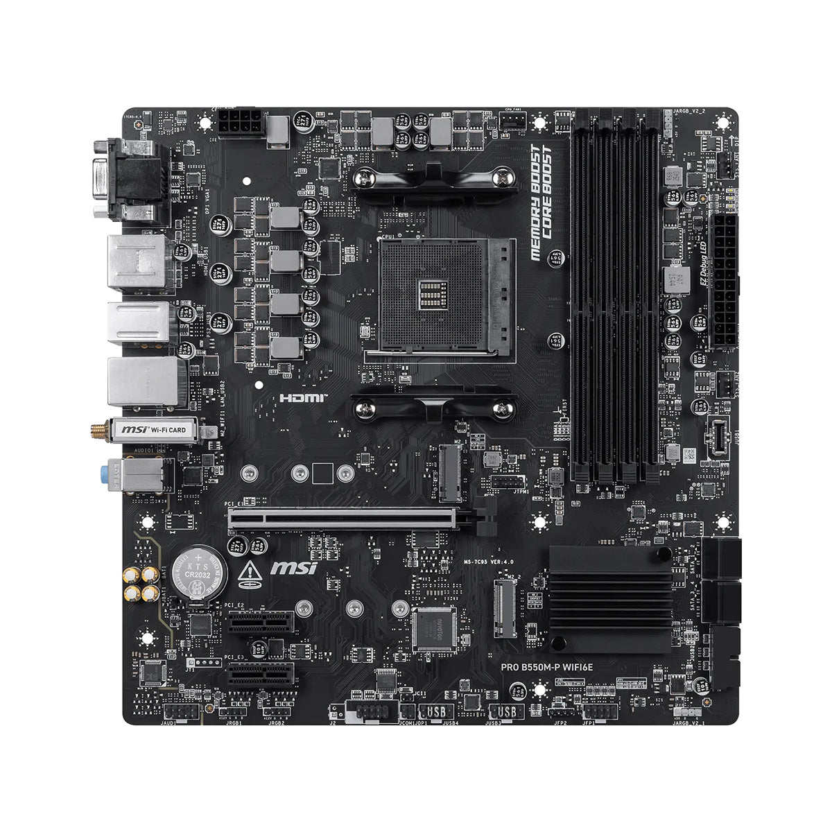 MSI PRO B550M-P WiFi6E DDR4 AMD Motherboard