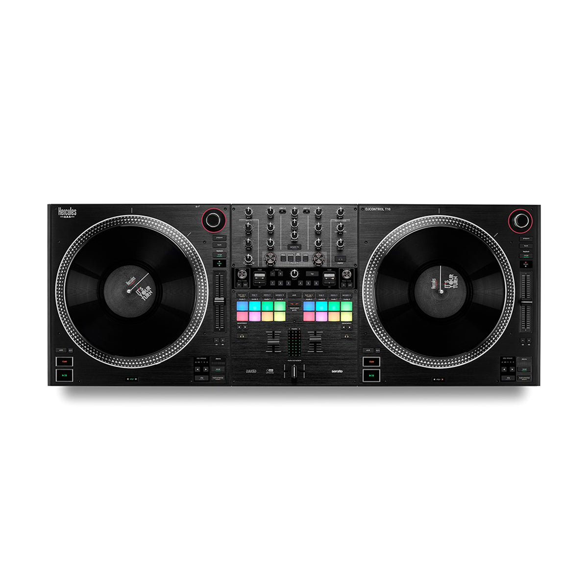 Hercules DJControl T10 Gig Pack Motorized DJ Controller + Backpack (4781141)