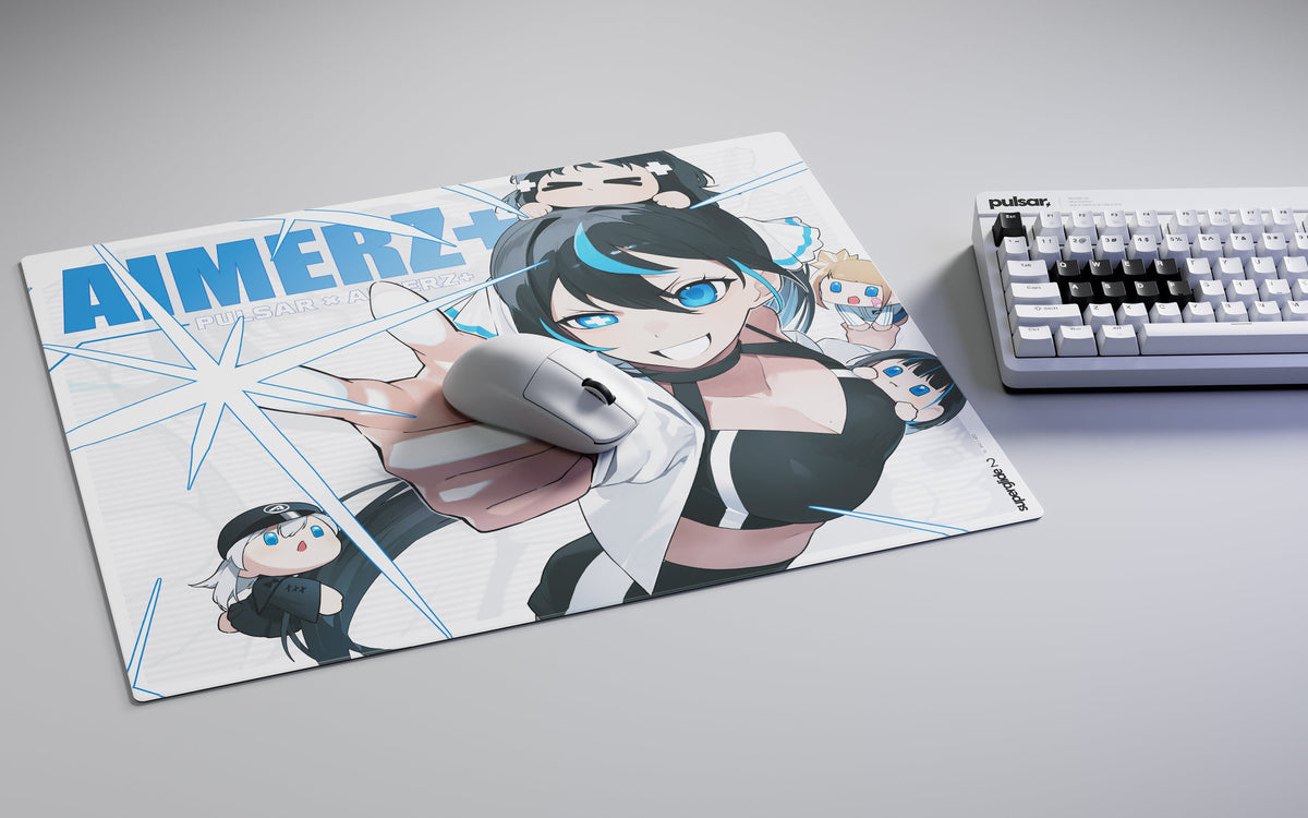 Pulsar Superglide V2 XL Glass Mousepad Aimerz Yui Edition