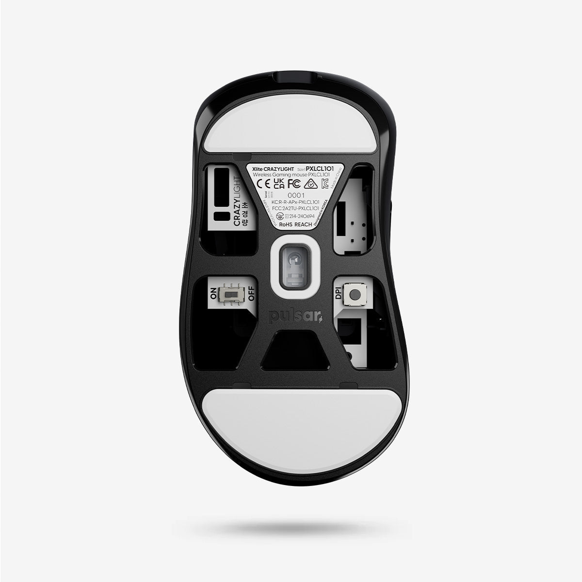 Pulsar Xlite CrazyLight 8K Polling Rate eSports Gaming Mouse Size 1