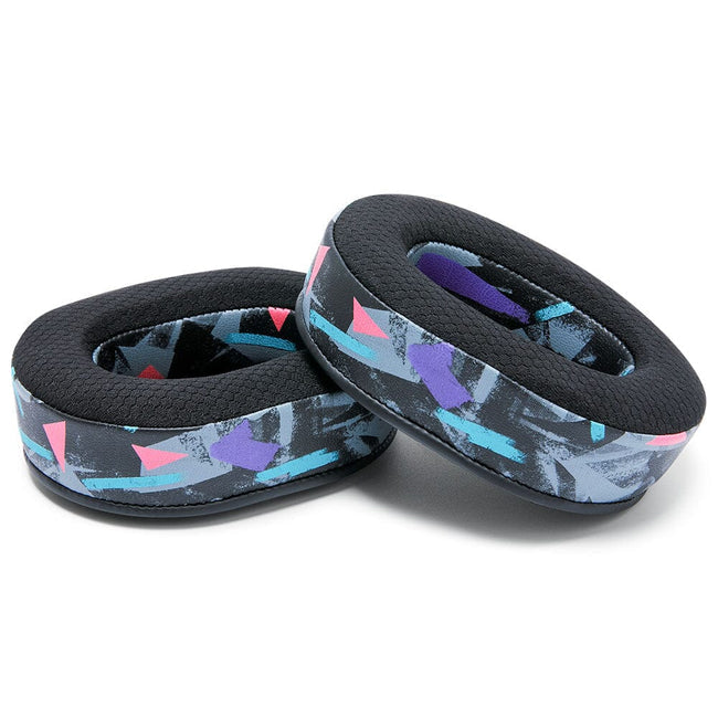 Wicked Cushions WC FreeZe Hybrid - Replacement Ear Pads Razer Blackshark V2 Pro (Black, Geo Grey, Red Camo, 90s Black) (BKSHARKFR-B, BKSHARKFR-GG, BKSHARKFR-RC, BKSHARKFR-90B)