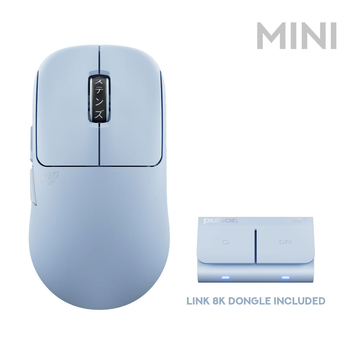 Pulsar TenZ 2.0 Ultra Light Weight eSports Wireless Gaming Mouse Mini (Misty Blue) (PTZ2W104)