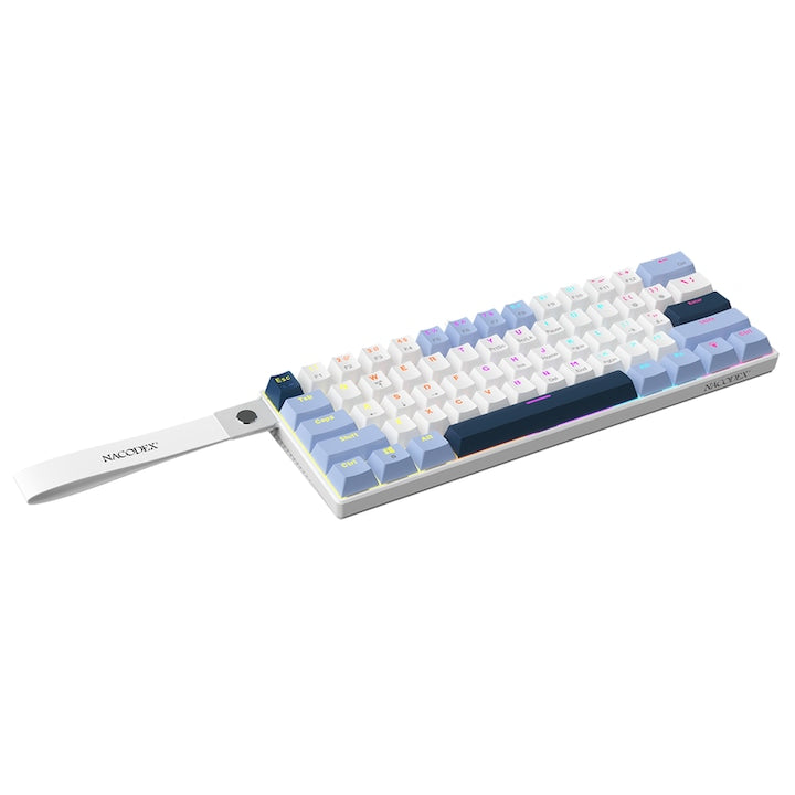 Ajazz NK61 Mixed Light 61 Keys Wired Hot-Swappable Mechanical Keyboard
