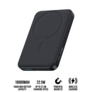Baseus EnerFill FM11 Ultra-Mini Magnetic Power Bank 10000mAh 22.5W (Cosmic Black) (P1008210E123-00)