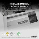 Corsair RMe Series RM1000e - Fully Modular Low-Noise ATX Power Supply (White) (CP-9020294-NA)
