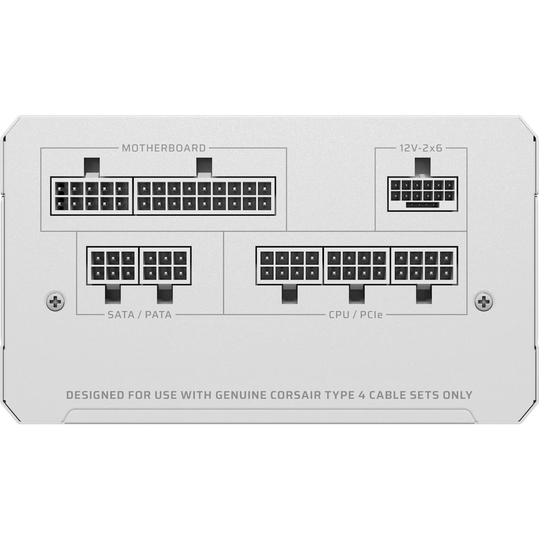 Corsair RMe Series RM850e - Fully Modular Low-Noise ATX Power Supply (White) (CP-9020293-NA)