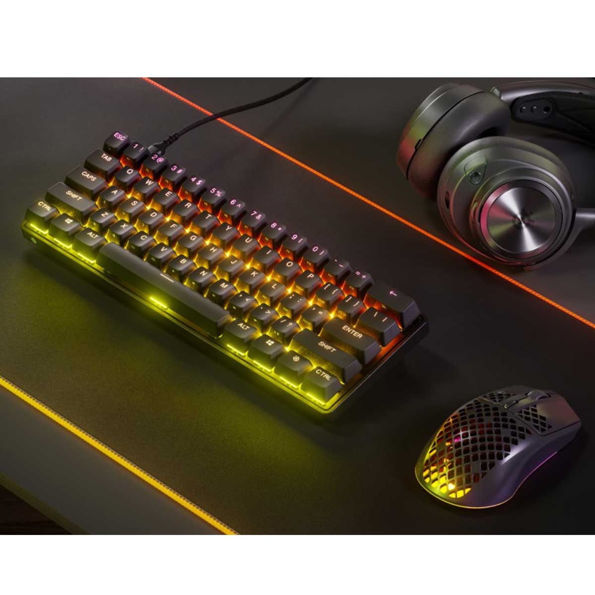 SteelSeries Apex Pro Mini Adjustable Switch Wired Mechanical Gaming Keyboard - DataBlitz