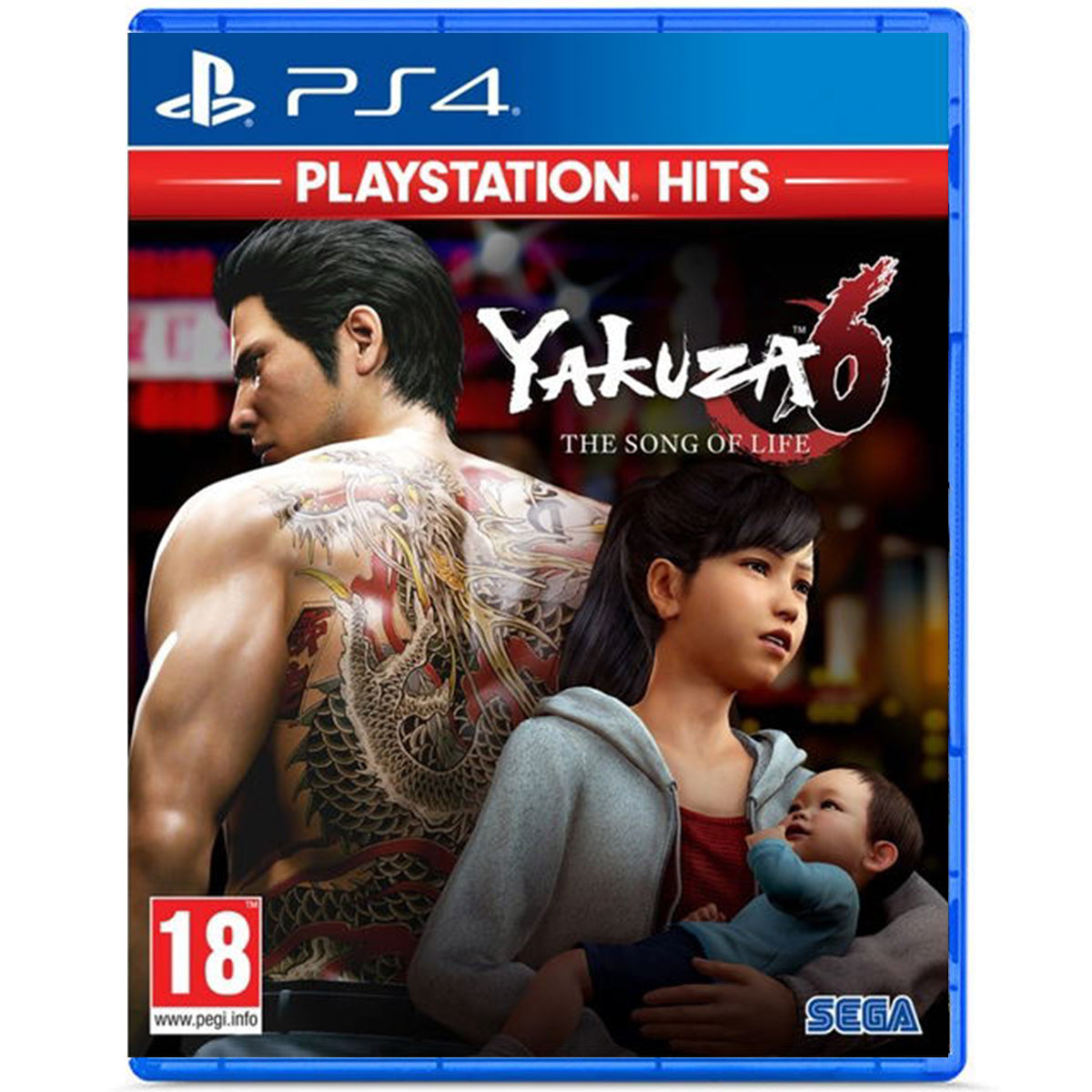 PS4 Yakuza 6 The Song of Life Reg.2 (Eng/EU) Playstation Hits