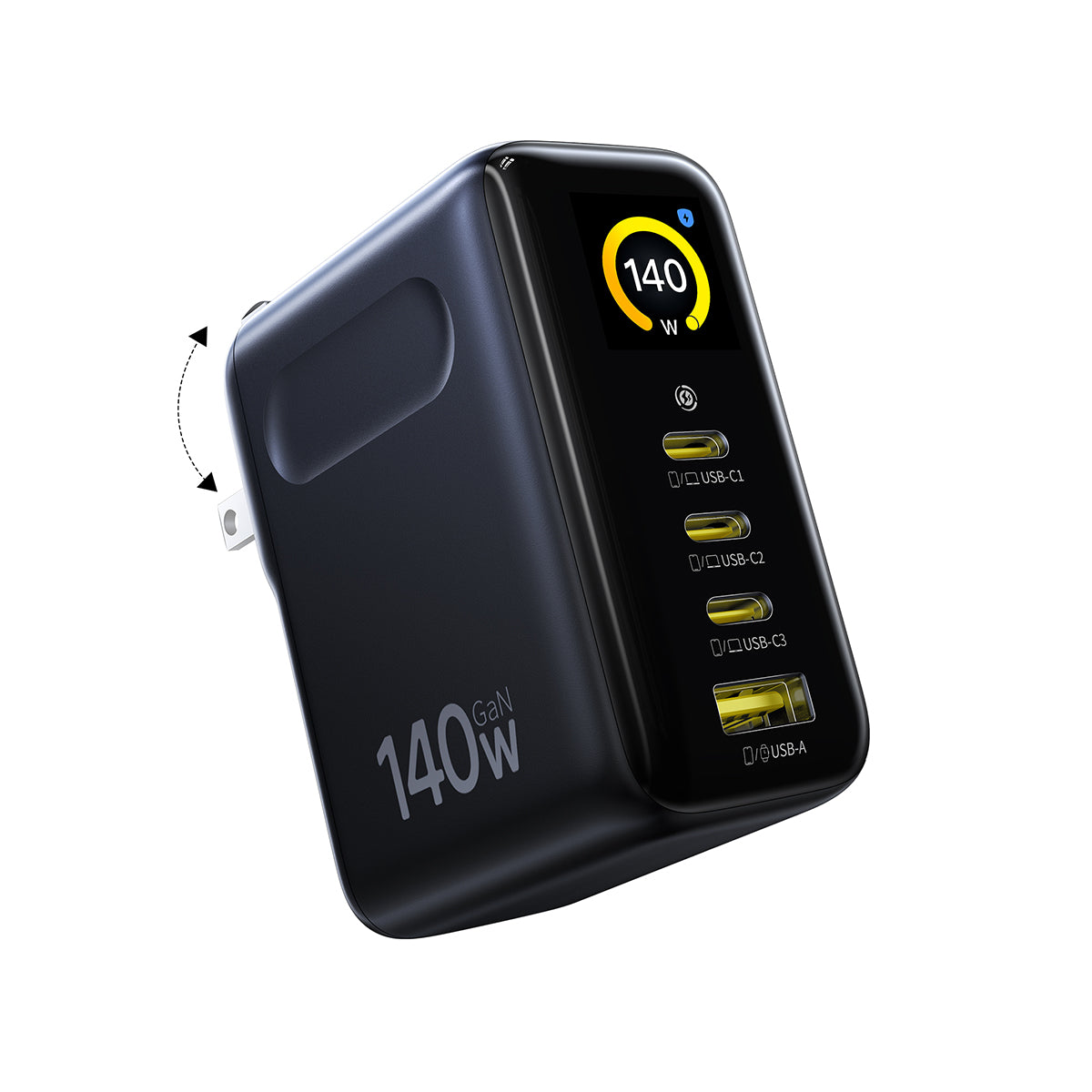 Baseus PicoGo AH11 Digital Display Fast Charger 3C+U 140W includes Dura Fast Charging Cable