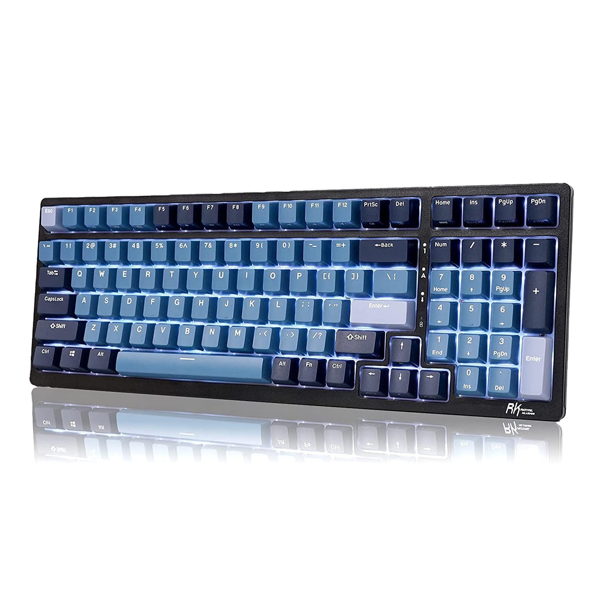 Royal Kludge RK98 Tri-Mode RGB Mechanical Keyboard Indigo