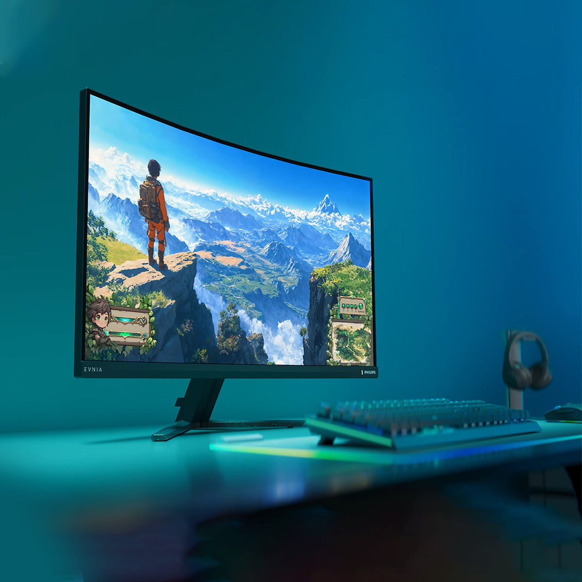 Philips Evnia 32M2C3500L/96 31.5" QHD (2560x1440) 180Hz 1ms GTG Fast VA Curved Gaming Monitor