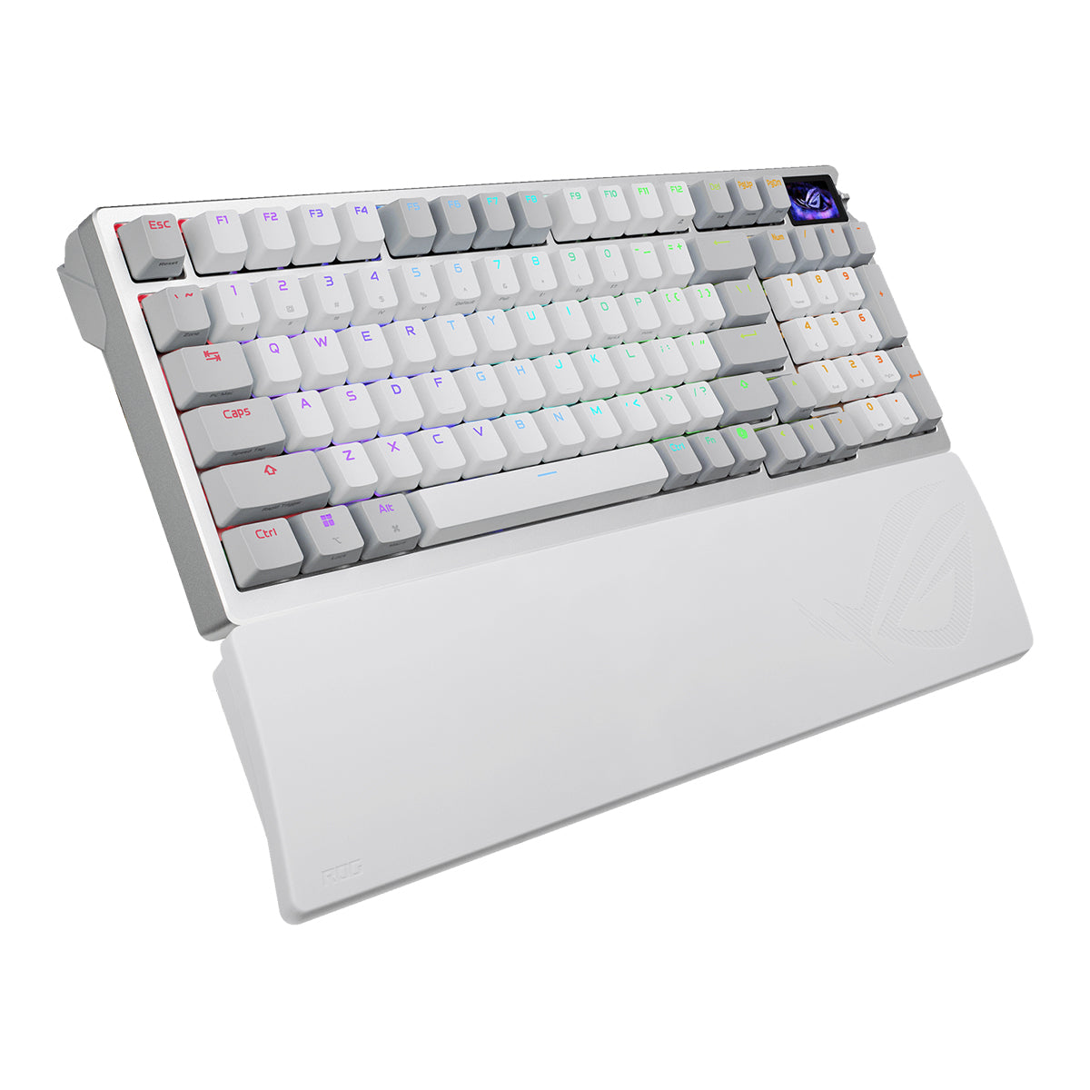 Asus M902 ROG Azoth 96% Wireless Analog Gaming Keyboard (ROG HFX V2 Magnetic Switch) (White)
