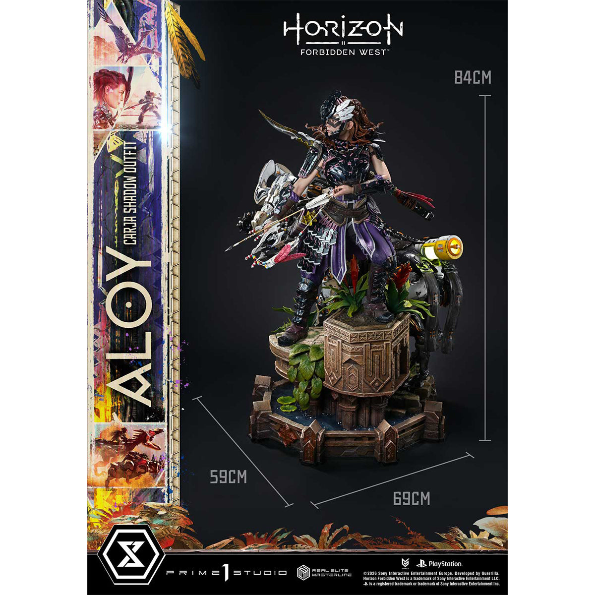 Real Elite Masterline Horizon Forbidden West Aloy Carja Shadow Outfit