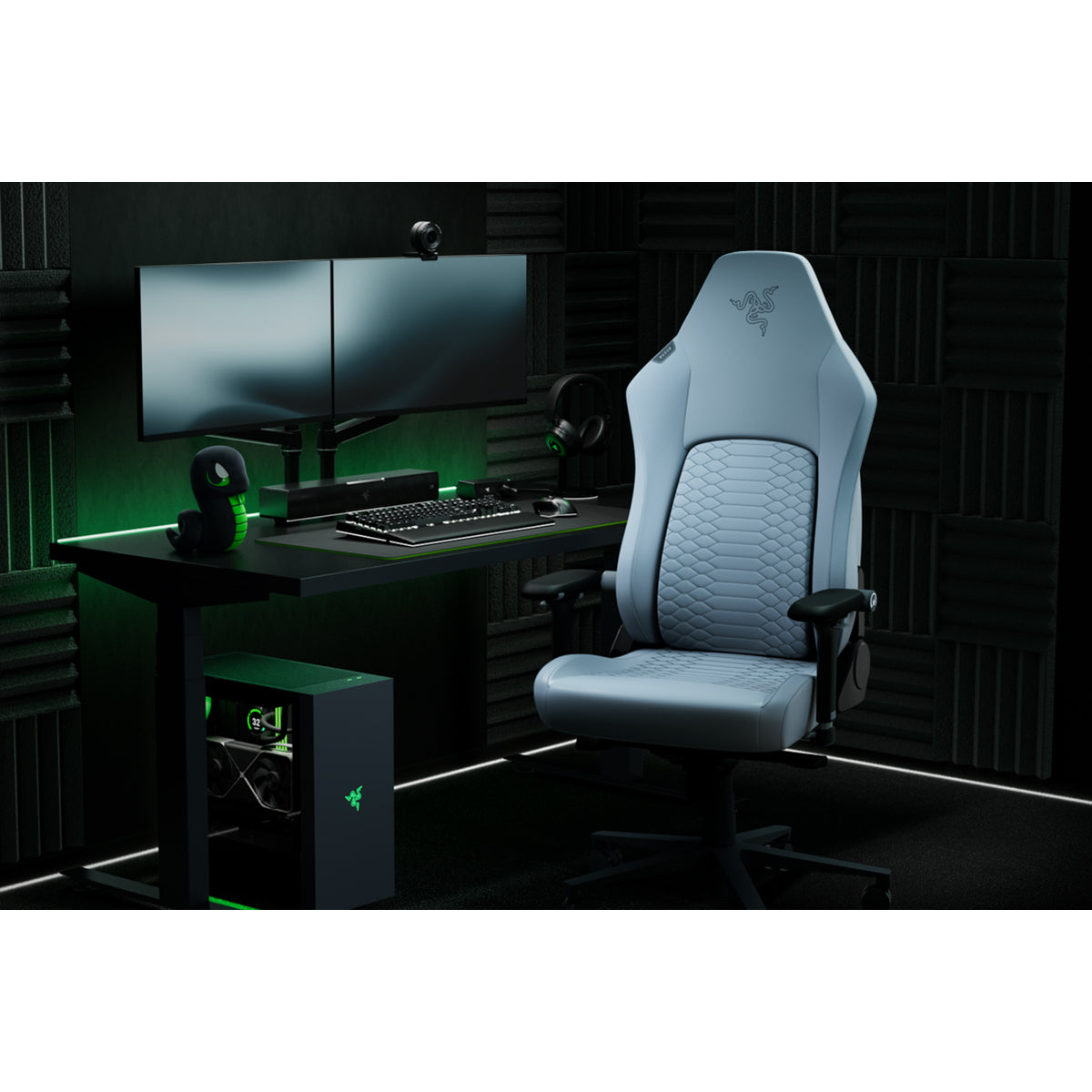 Razer Iskur V2 NewGen Ergonomic Gaming Chair w/ Breathable Comfort