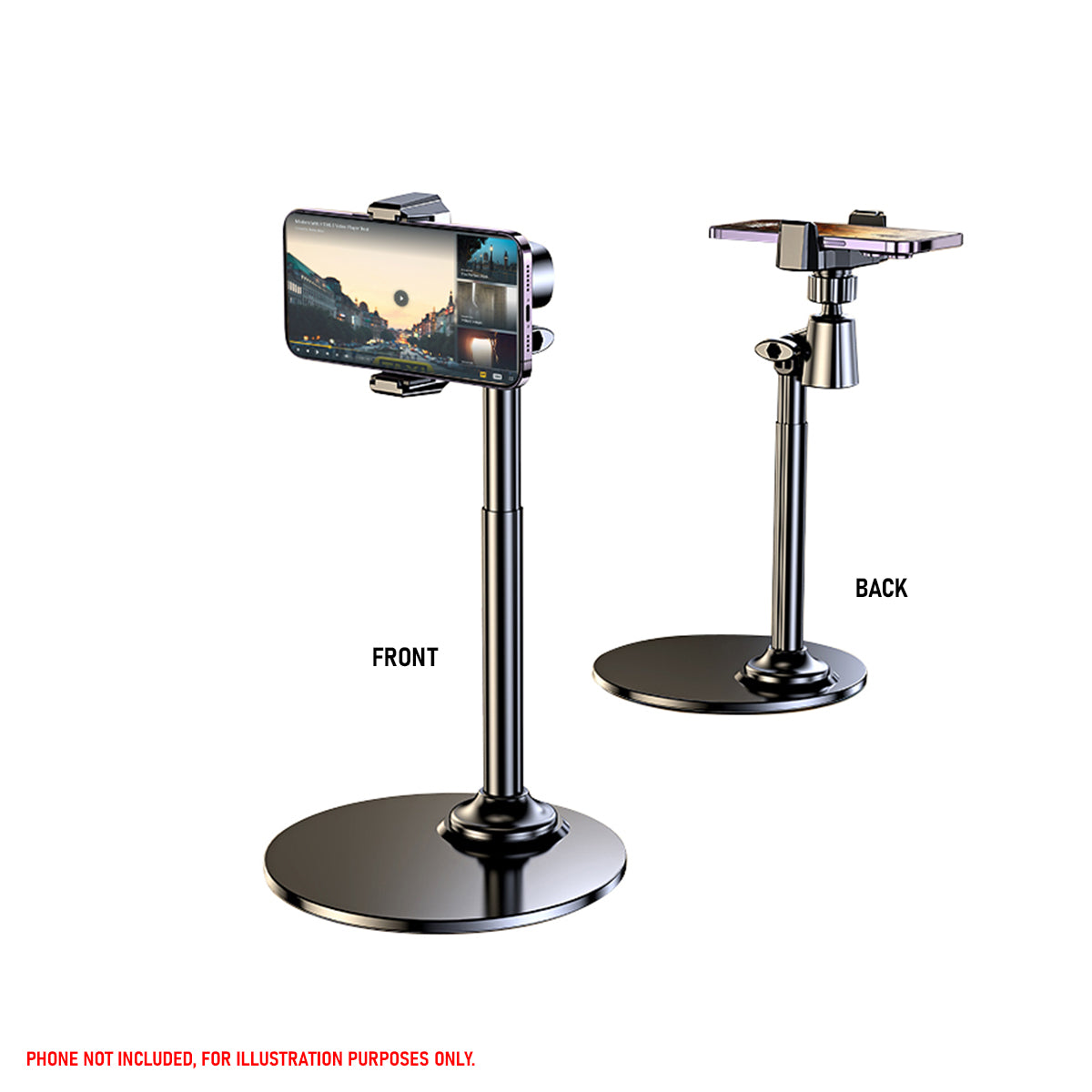 Vyvylabs Desktop Mobile Adjustable Stand (Black) (V-LW-031-BK)