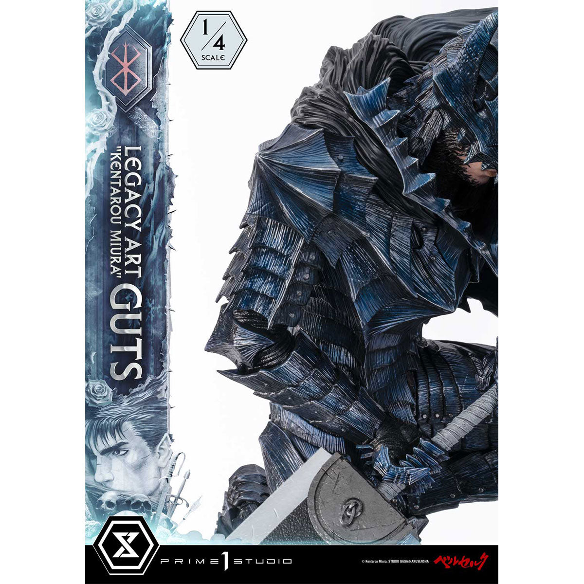 Legacy Art "Kentarou Miura" Berserk Guts 1/4 Scale