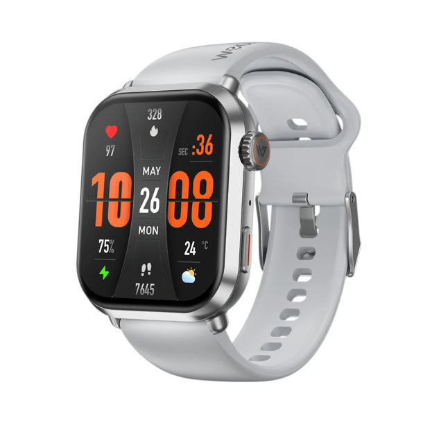 Weofly Power 2 Smartwatch (Black, Silver) (WFPW797BL, WFPW797SL)