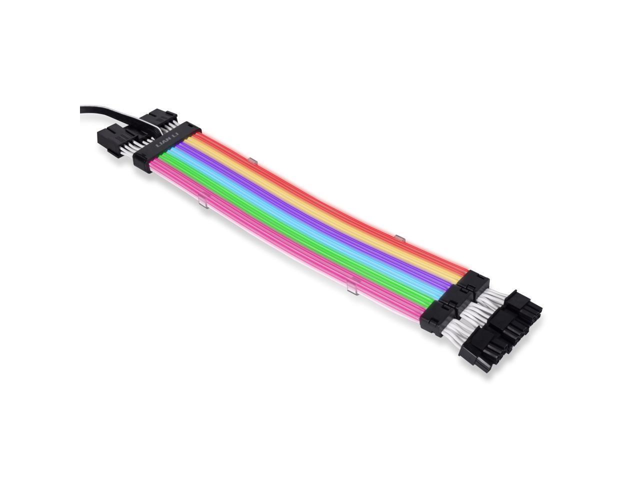 Lian Li Strimer Plus V2 Triple 8 Pin Addressable 300mm Extension Cable (PW12-PV2 Black)
