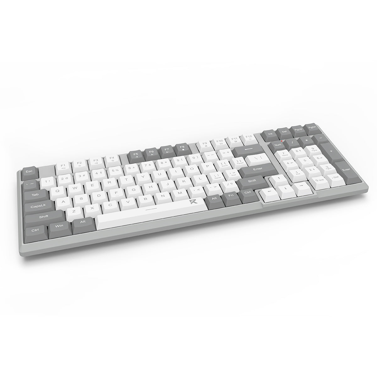 Redragon BK-7114WG Scissor Mechanism Slim Wireless 96% Keyboard (White/Grey)