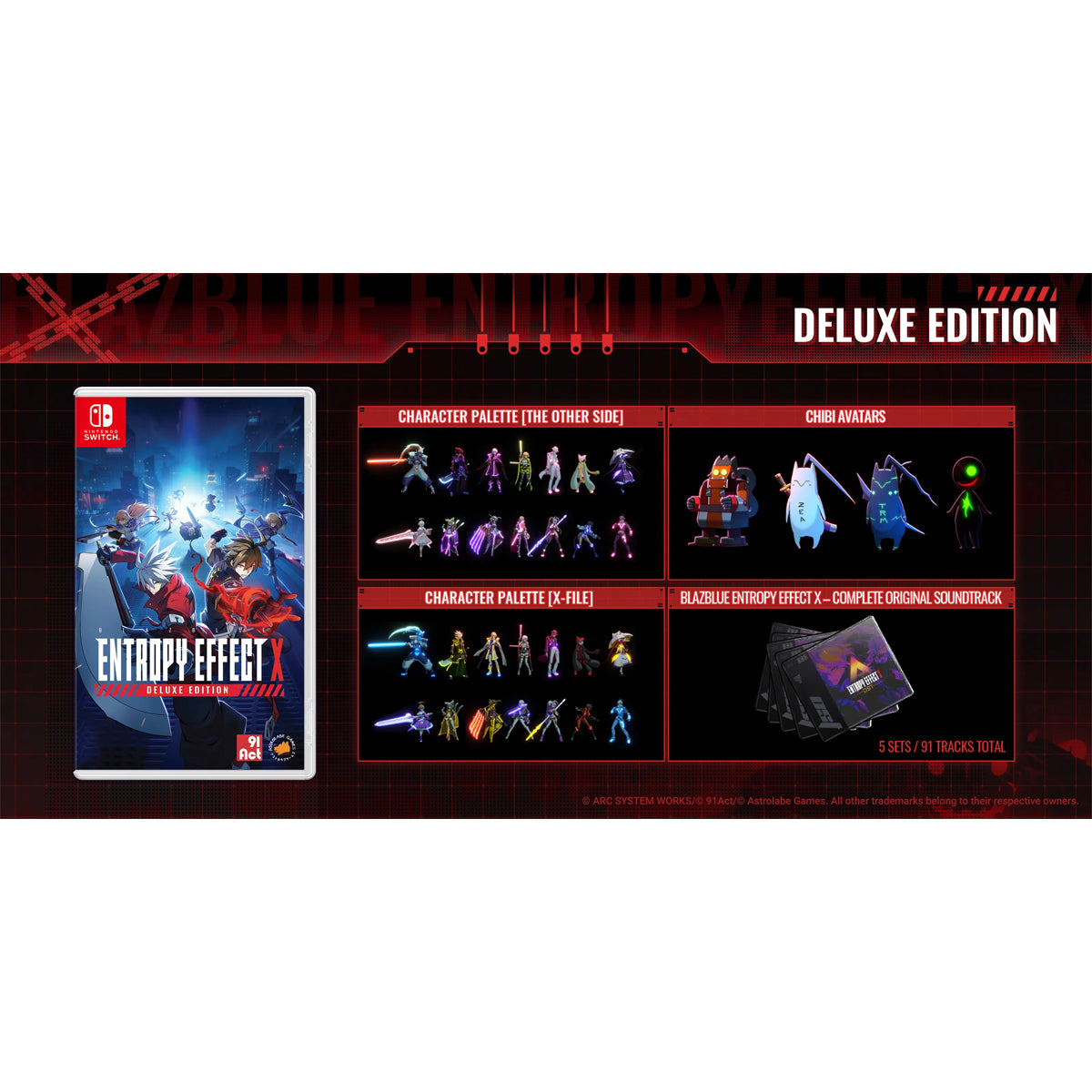 Nintendo Switch BlazBlue Entropy Effect X Deluxe Edition (Eng/JPN)