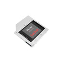 ORICO 2ND 2.5”  SATA HDD/SSD Caddy Tray Adapter For Laptop CD/DVD-ROM Drive Slot (Silver) (L95SS)